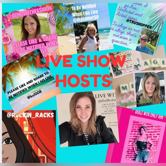 Other - LOOK UP THESE LADIES ON POSH.  LIKE THEIR FLYERS 2 B NOTIFIED WHEN THEY R LIVE❤️